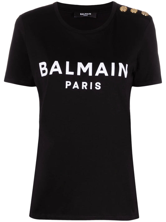 Balmain - Logo Print Black